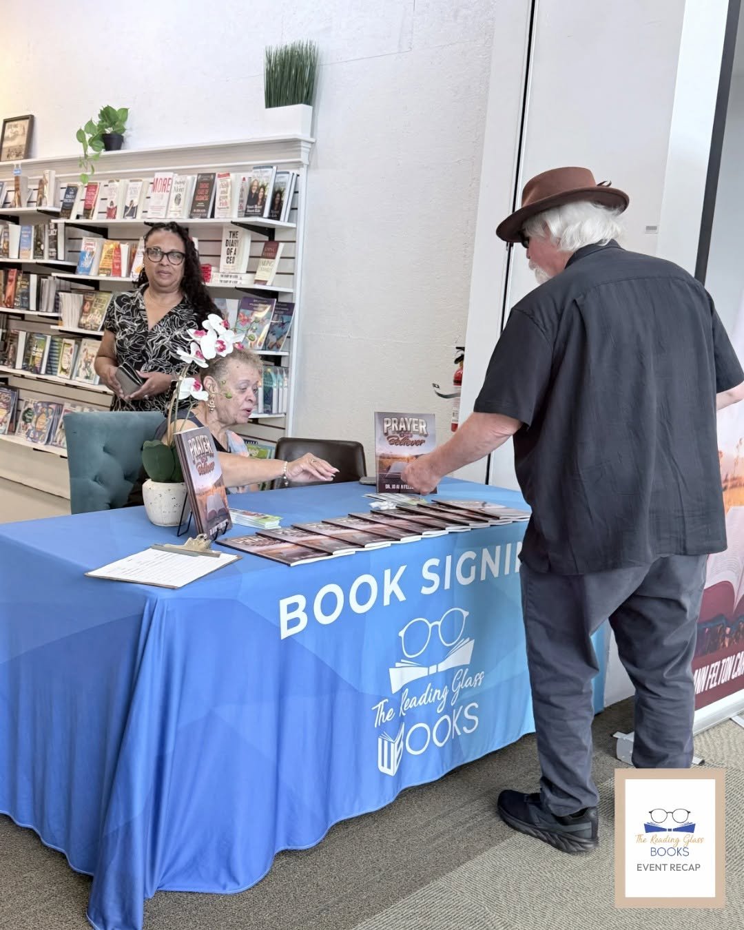 Jo Ann’s recent book signing at Reading Glass Bookstore in New Jersey.